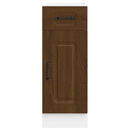 Kitchen Base Cabinet Kalmar Brown Oak Engineered Wood