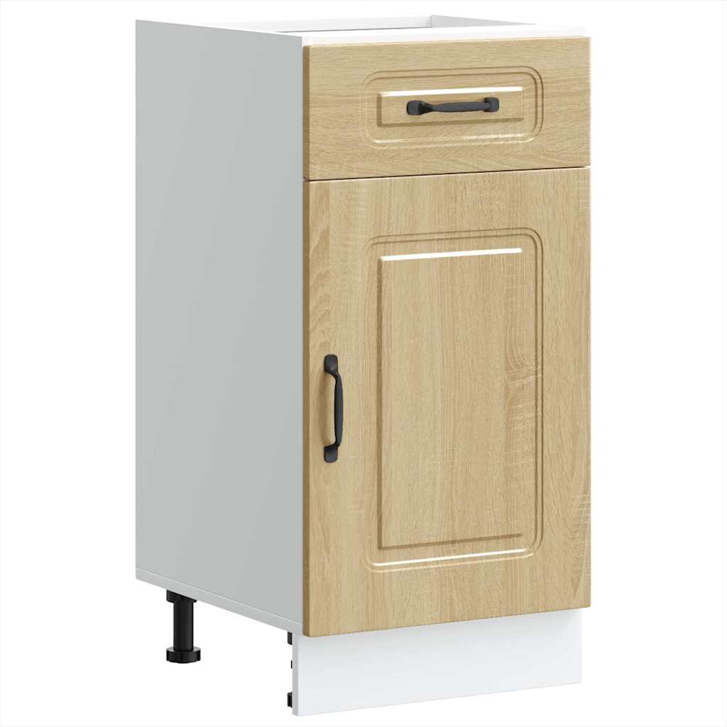 Kitchen Base Cabinet Kalmar Sonoma Oak Engineered Wood