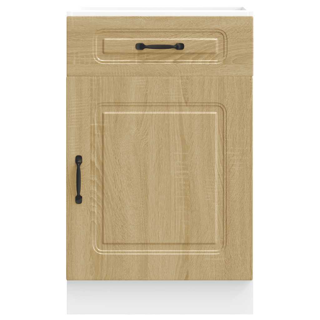 Kitchen Base Cabinet Kalmar Sonoma Oak Engineered Wood