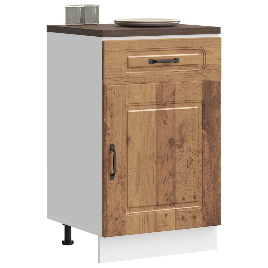 Kitchen Base Cabinet Kalmar Old Wood Engineered Wood