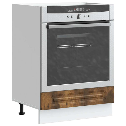 Oven Cabinet Kalmar Smoked Oak Engineered Wood