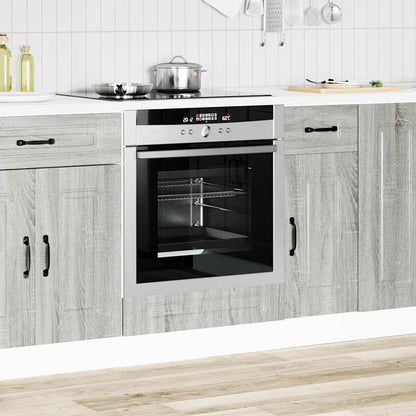 Oven Cabinet Kalmar Grey Sonoma Engineered Wood