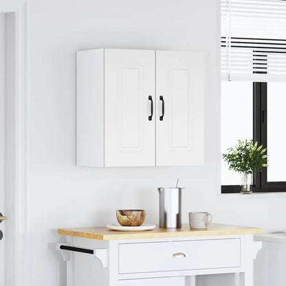 Kitchen Wall Cabinet Kalmar White Engineered Wood