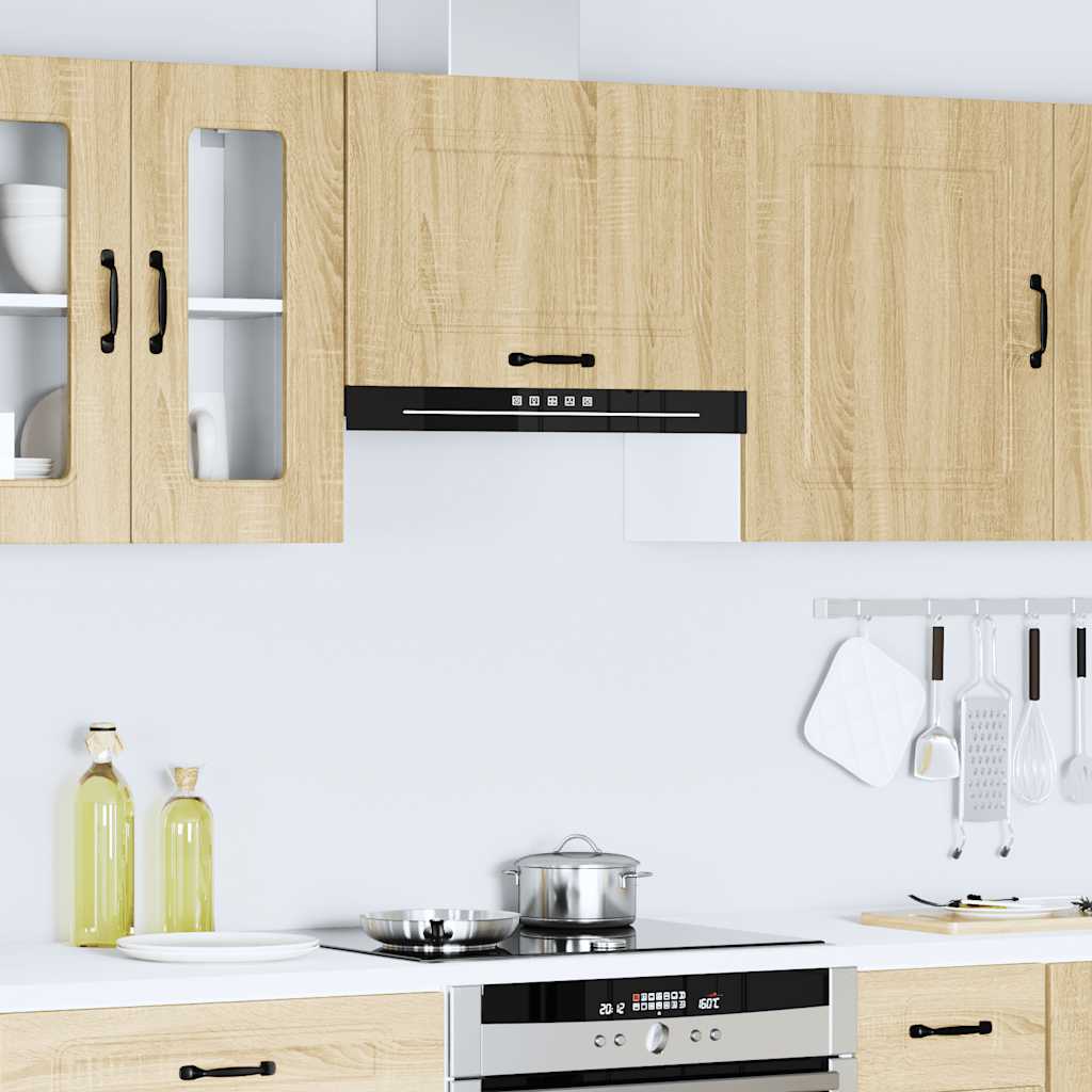 Kitchen Wall Cabinet Kalmar Sonoma Oak Engineered Wood