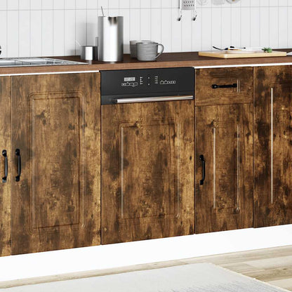 Dishwasher Panel Kalmar Smoked Oak 45x1.5x67 cm Engineered Wood