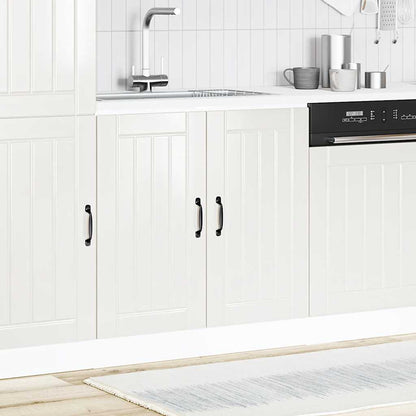 Sink Base Cabinet Lucca High Gloss White Engineered Wood