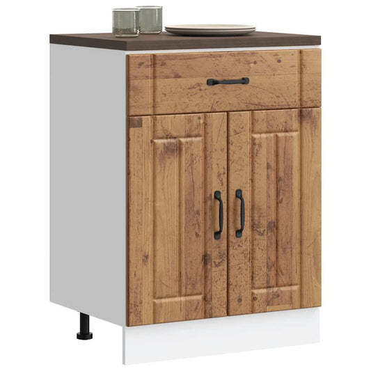 Kitchen Base Cabinet Lucca Old Wood Engineered Wood