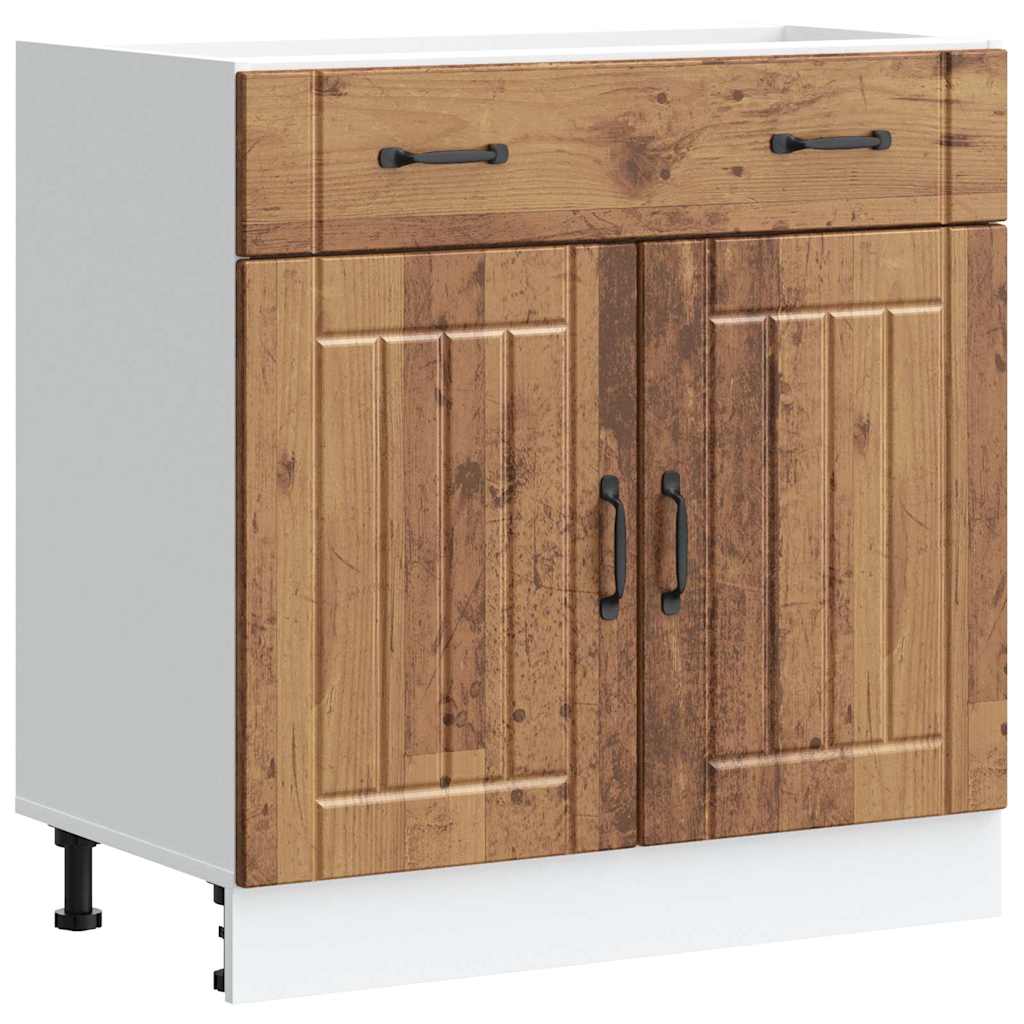 Kitchen Base Cabinet Lucca Old Wood Engineered Wood