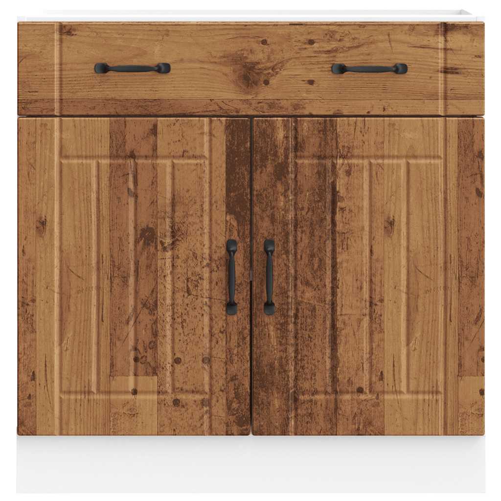 Kitchen Base Cabinet Lucca Old Wood Engineered Wood