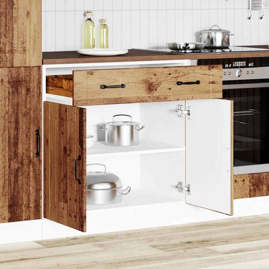 Kitchen Base Cabinet Lucca Old Wood Engineered Wood