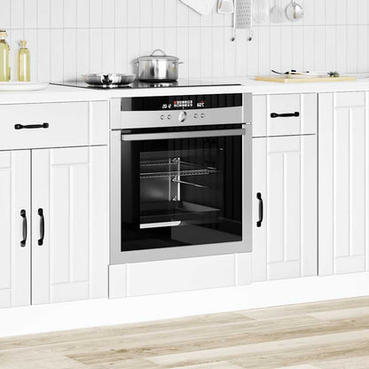 Oven Cabinet Lucca White Engineered Wood