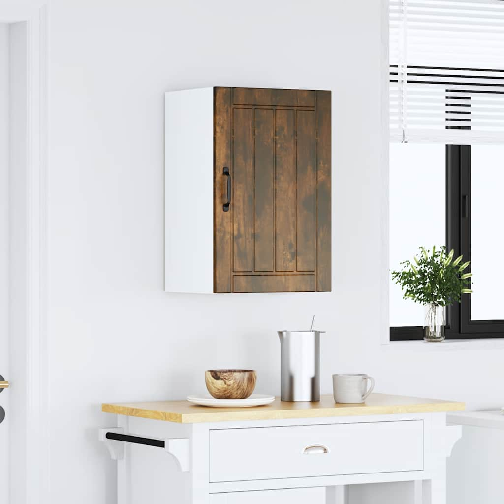 Kitchen Wall Cabinet Lucca Smoked Oak Engineered Wood