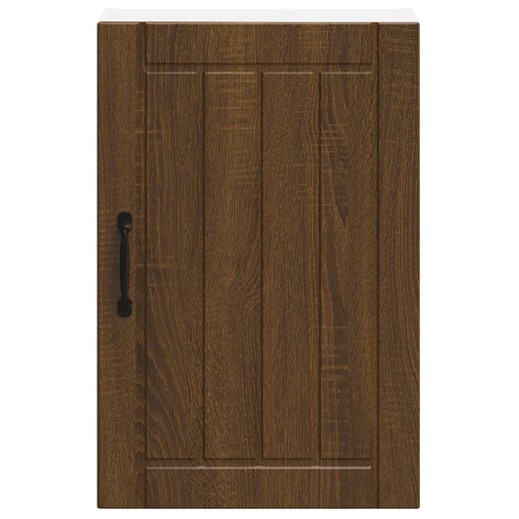 Kitchen Wall Cabinet Lucca Brown Oak Engineered Wood