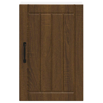 Kitchen Wall Cabinet Lucca Brown Oak Engineered Wood