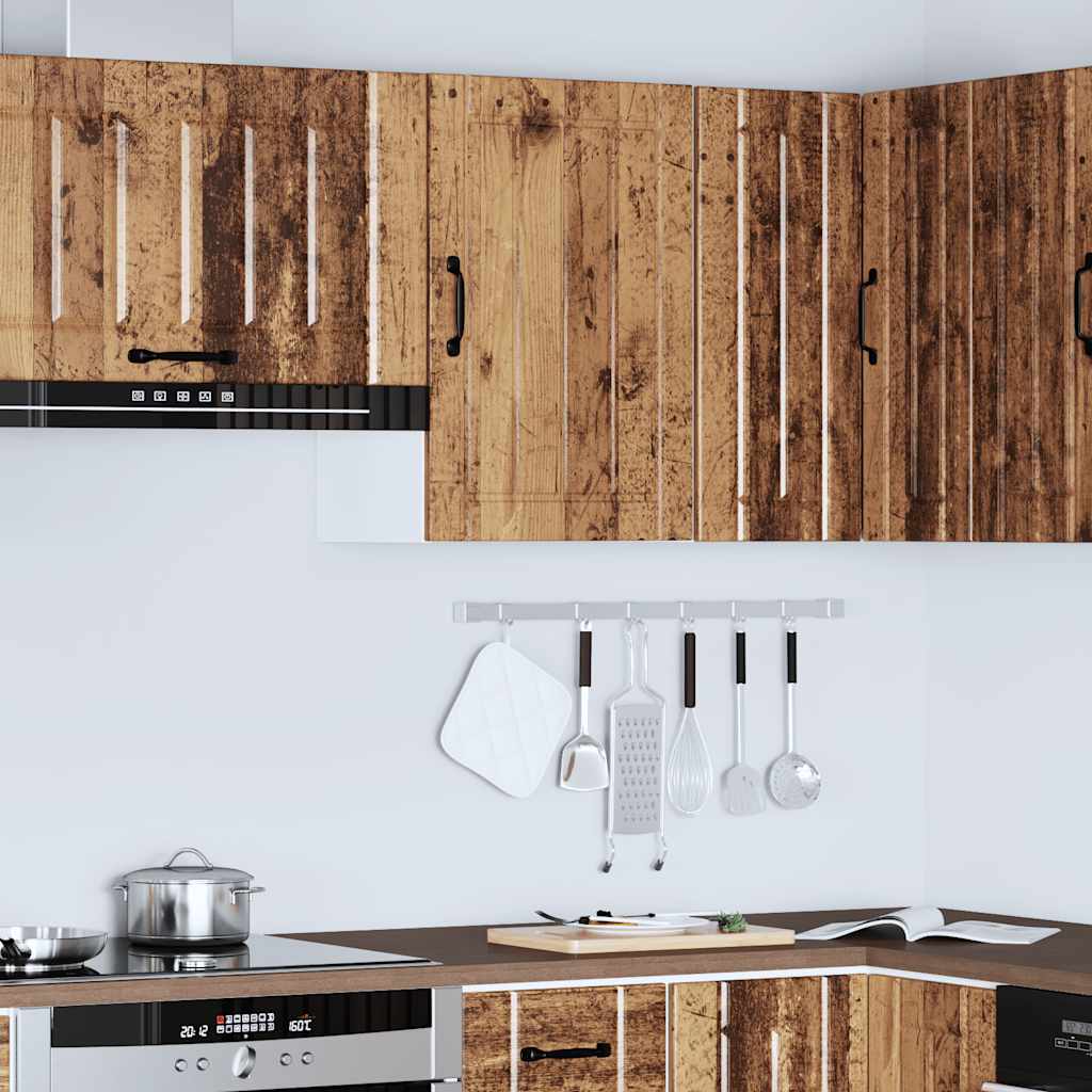 Kitchen Wall Cabinet Lucca Old Wood Engineered Wood