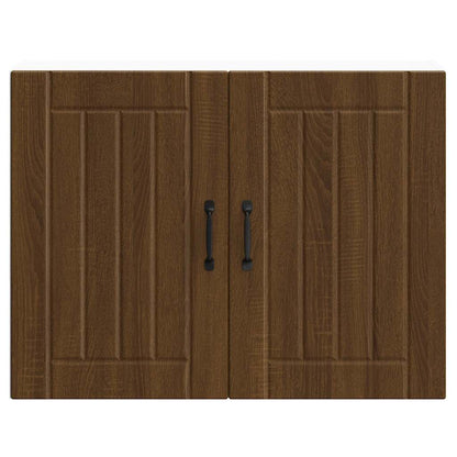 Kitchen Wall Cabinet Lucca Brown Oak Engineered Wood