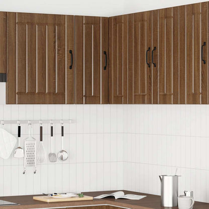 Kitchen Wall Corner Cabinet Lucca Brown Oak Engineered Wood