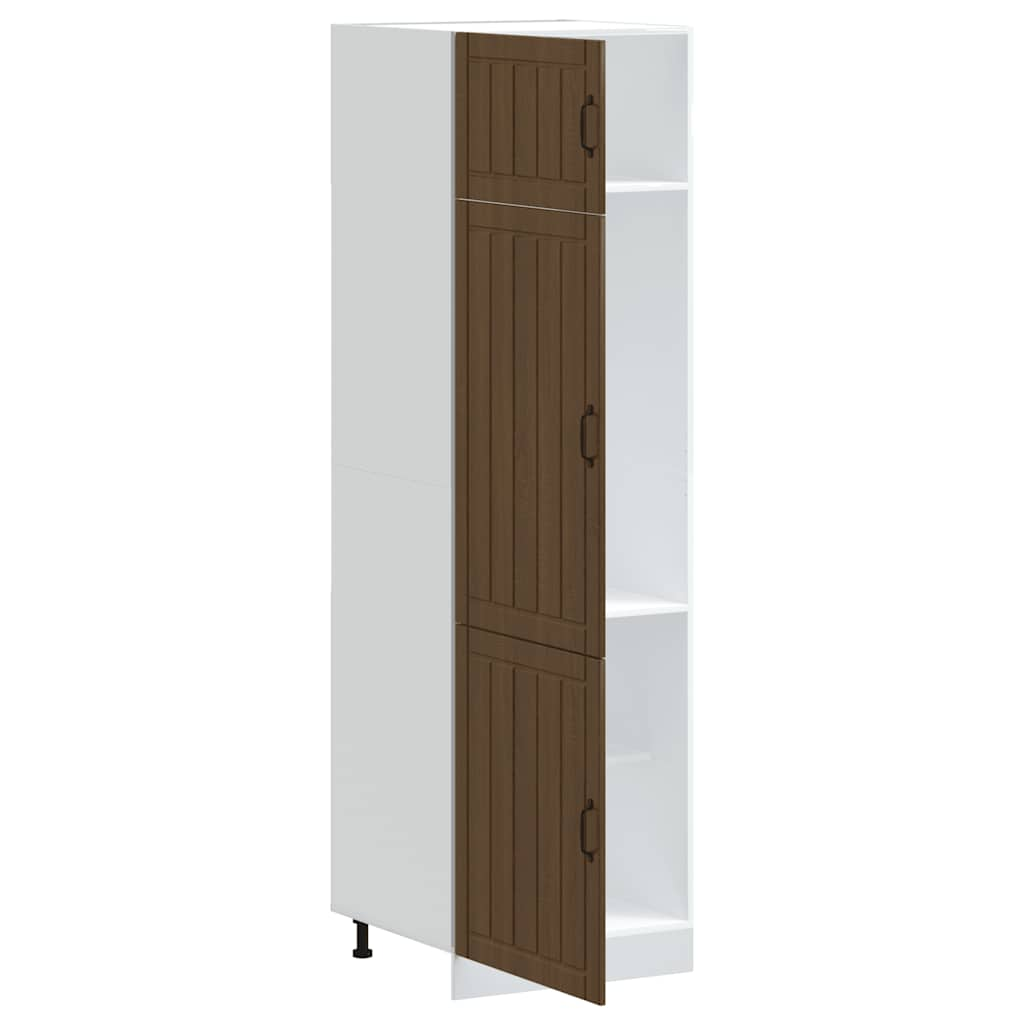 Kitchen Cupboard Lucca Brown Oak Engineered Wood