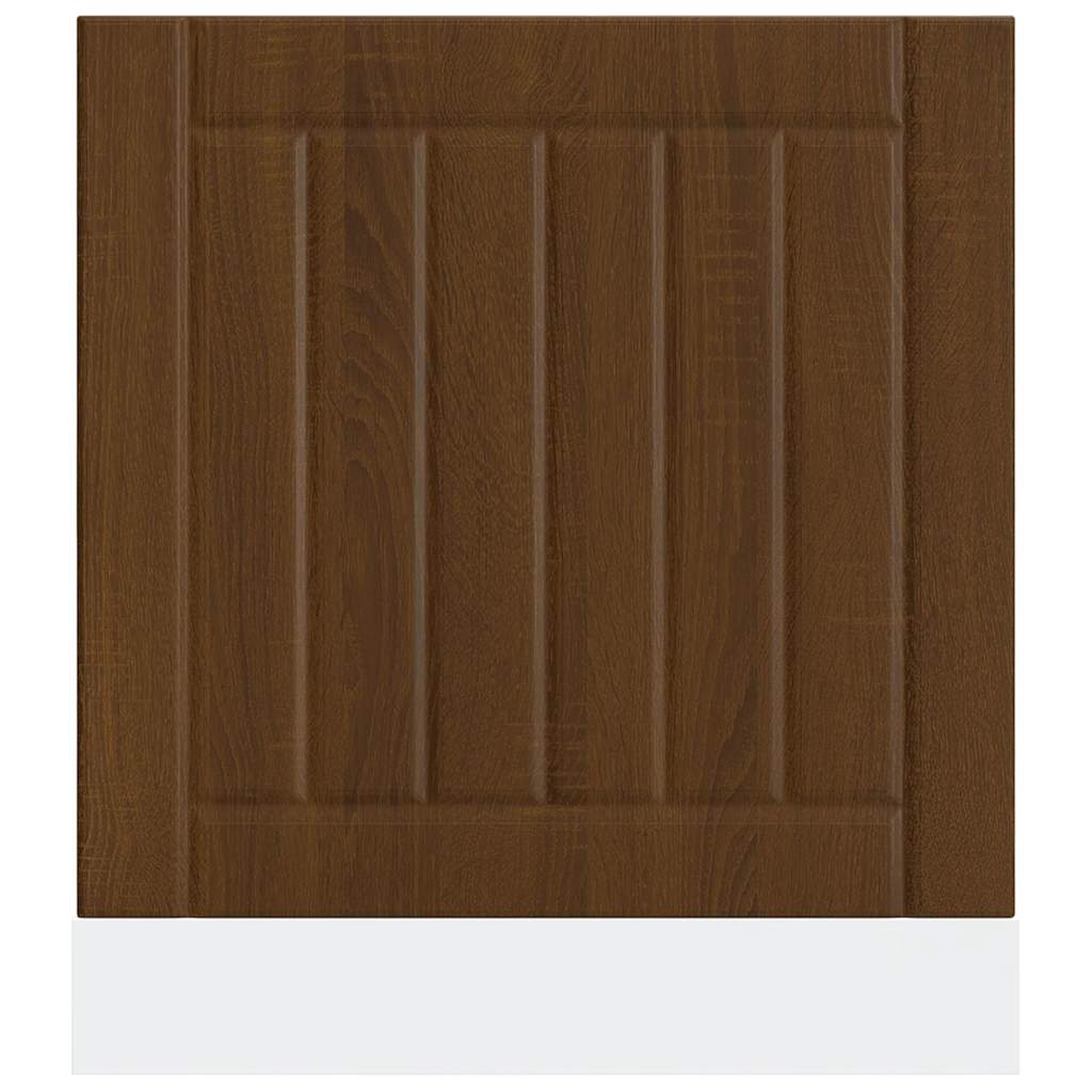 Dishwasher Panel Lucca Brown Oak Engineered Wood