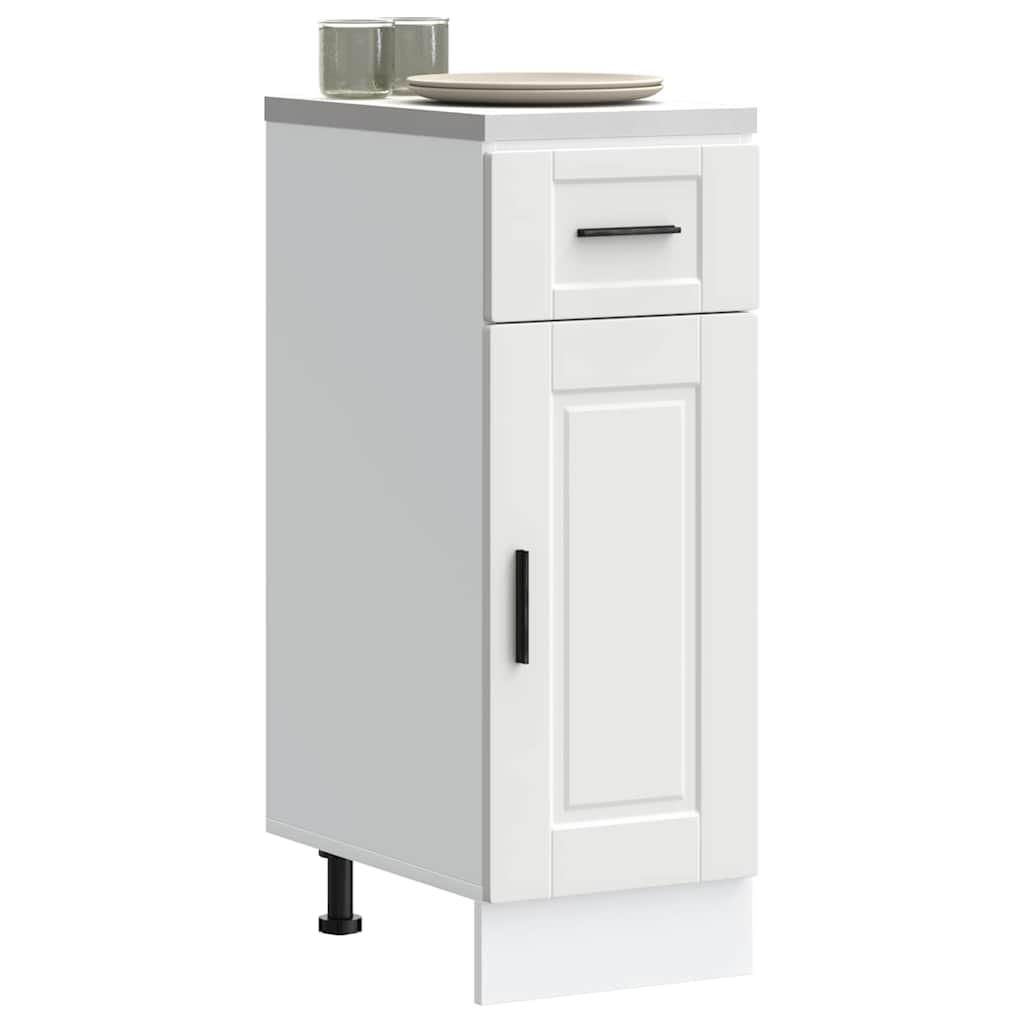 Kitchen Base Cabinet Porto White Engineered Wood