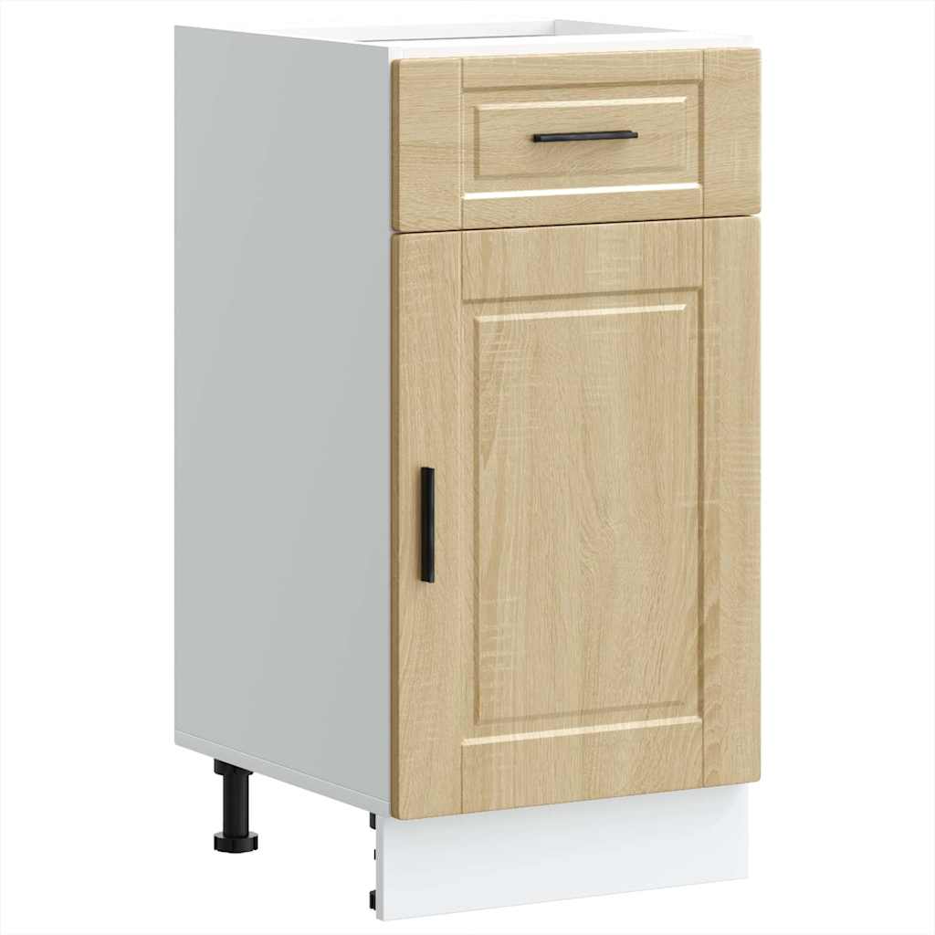 Kitchen Base Cabinet Porto Sonoma Oak Engineered Wood