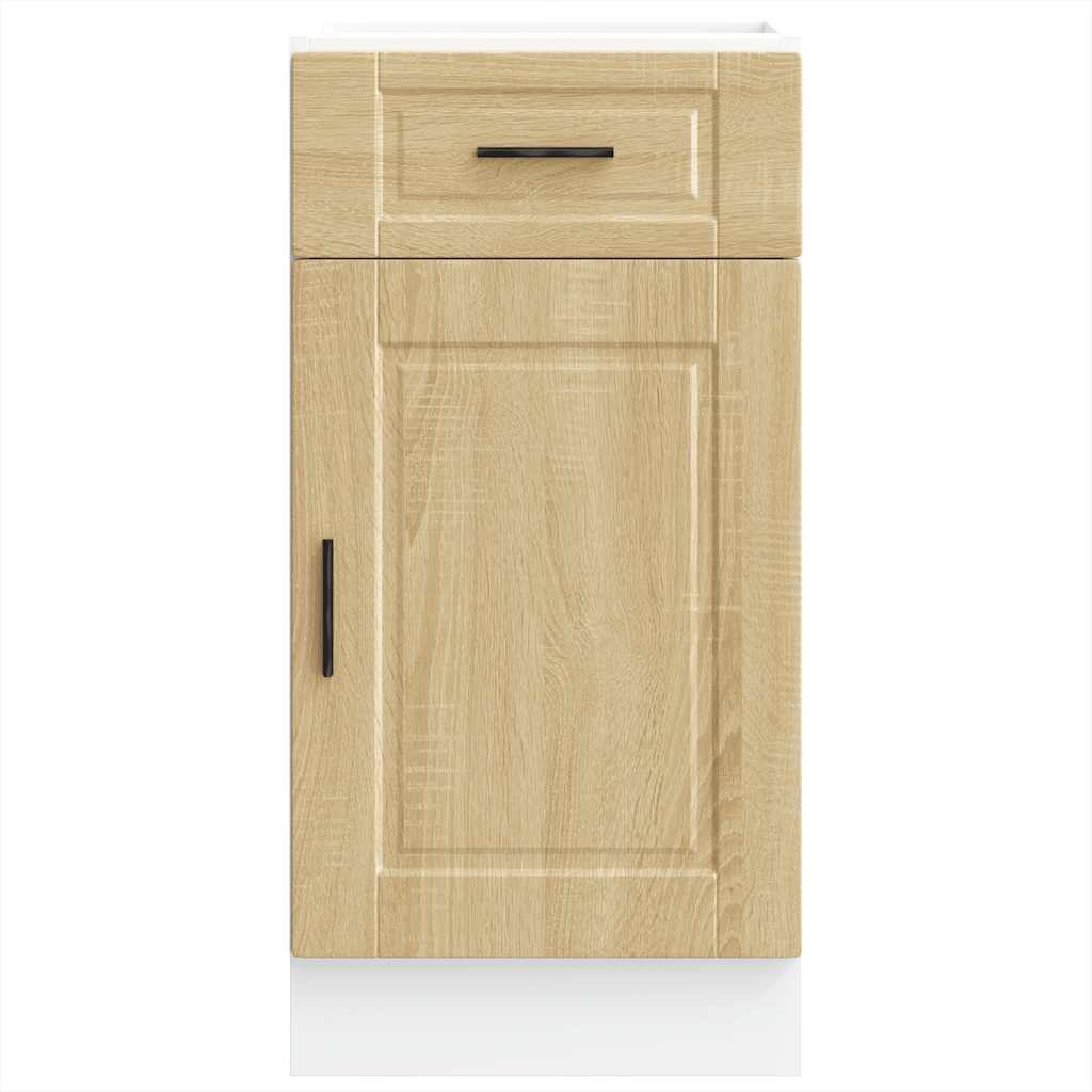 Kitchen Base Cabinet Porto Sonoma Oak Engineered Wood