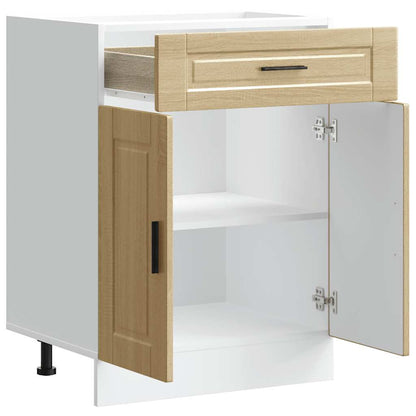 Kitchen Base Cabinet Porto Sonoma Oak Engineered Wood