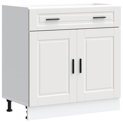 Kitchen Base Cabinet Porto White Engineered Wood