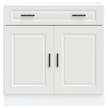 Kitchen Base Cabinet Porto White Engineered Wood