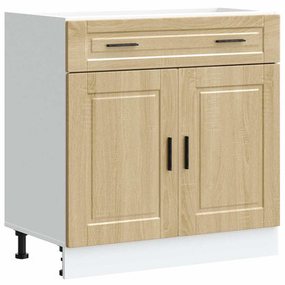 Kitchen Base Cabinet Porto Sonoma Oak Engineered Wood