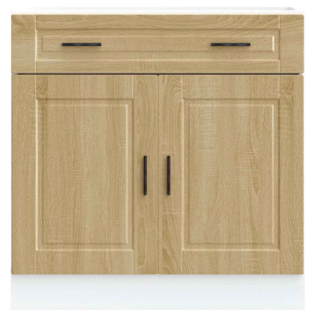 Kitchen Base Cabinet Porto Sonoma Oak Engineered Wood