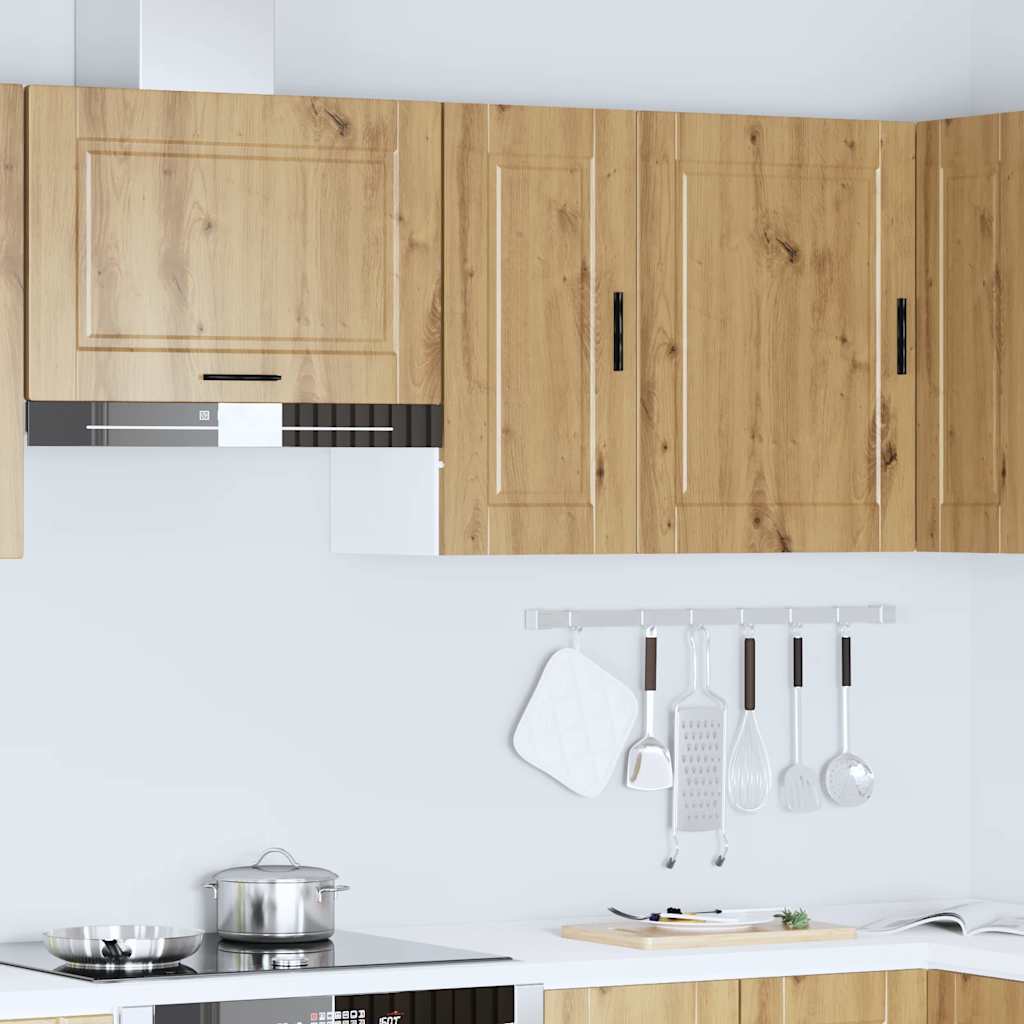 Kitchen Wall Cabinet Porto Artisan Oak Engineered Wood