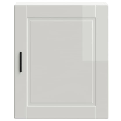 Kitchen Wall Cabinet Porto High Gloss White Engineered Wood