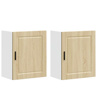 Kitchen Wall Cabinets 2 pcs Porto Sonoma Oak Engineered Wood