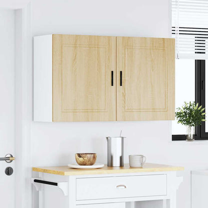 Kitchen Wall Cabinets 2 pcs Porto Sonoma Oak Engineered Wood