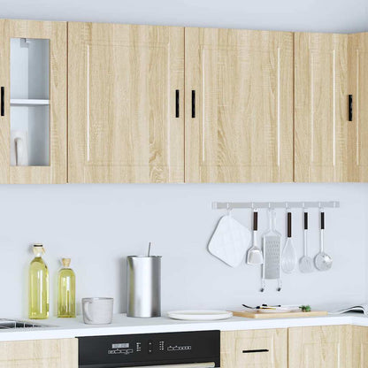 Kitchen Wall Cabinets 2 pcs Porto Sonoma Oak Engineered Wood