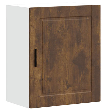 Kitchen Wall Cabinets 2 pcs Porto Smoked Oak Engineered Wood