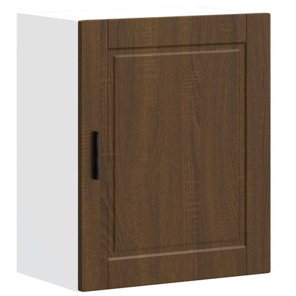 Kitchen Wall Cabinet Porto Brown Oak Engineered Wood