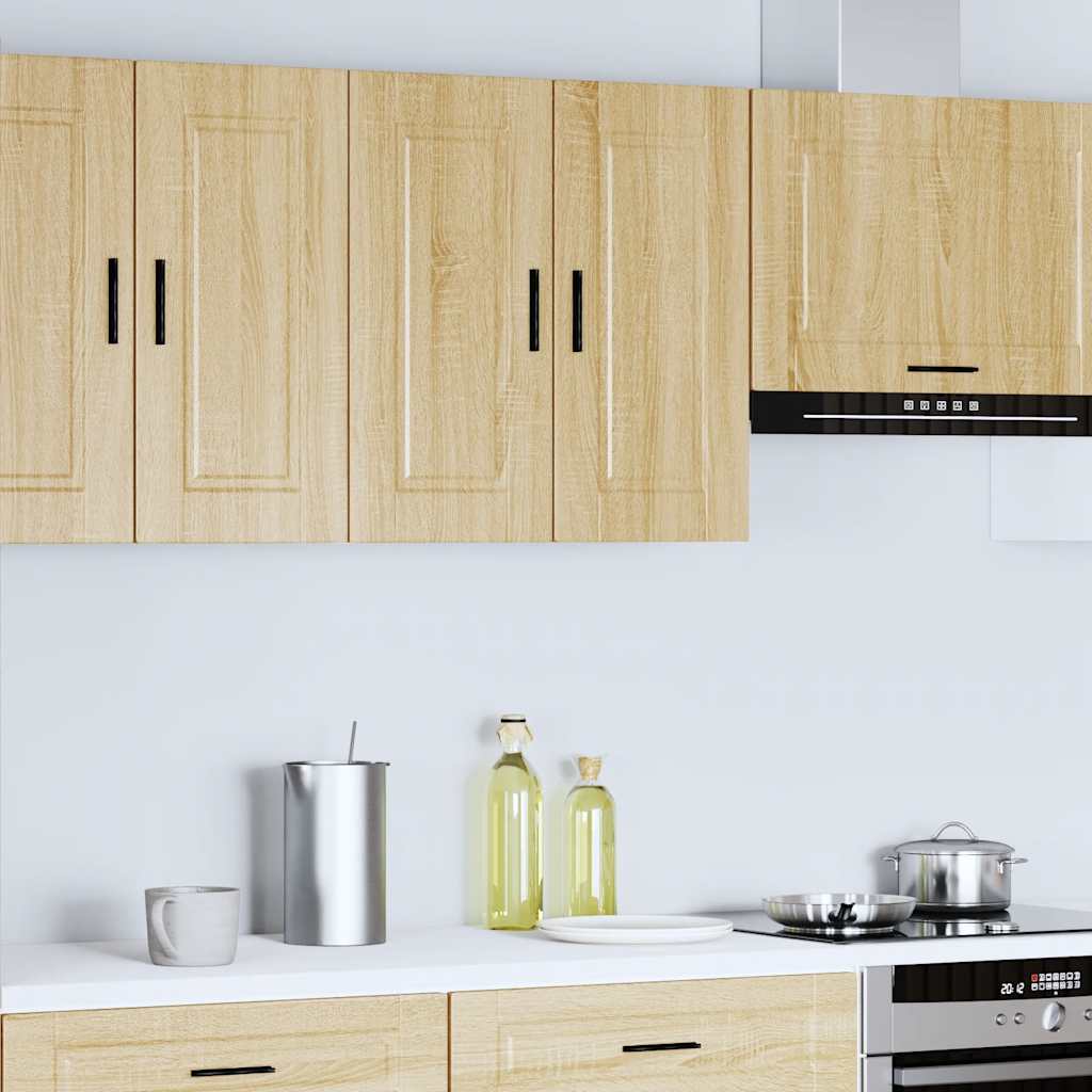 Kitchen Wall Cabinet Porto Sonoma Oak Engineered Wood