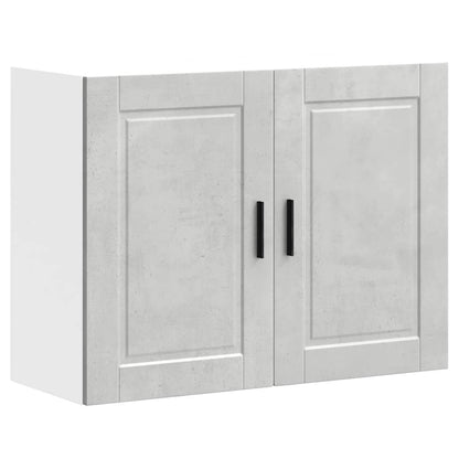 Kitchen Wall Cabinet Porto Concrete Grey Engineered Wood