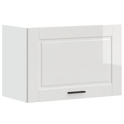 Kitchen Wall Cabinet Porto High Gloss White Engineered Wood