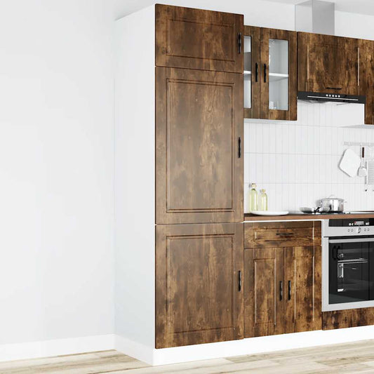 Kitchen Cupboard "Porto" Smoked Oak Engineered Wood