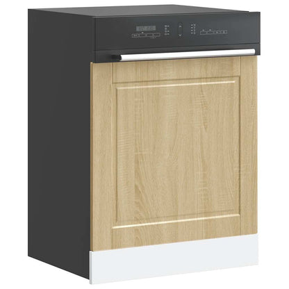 Dishwasher Panel Porto Sonoma Oak 60x1.5x67 cm Engineered Wood