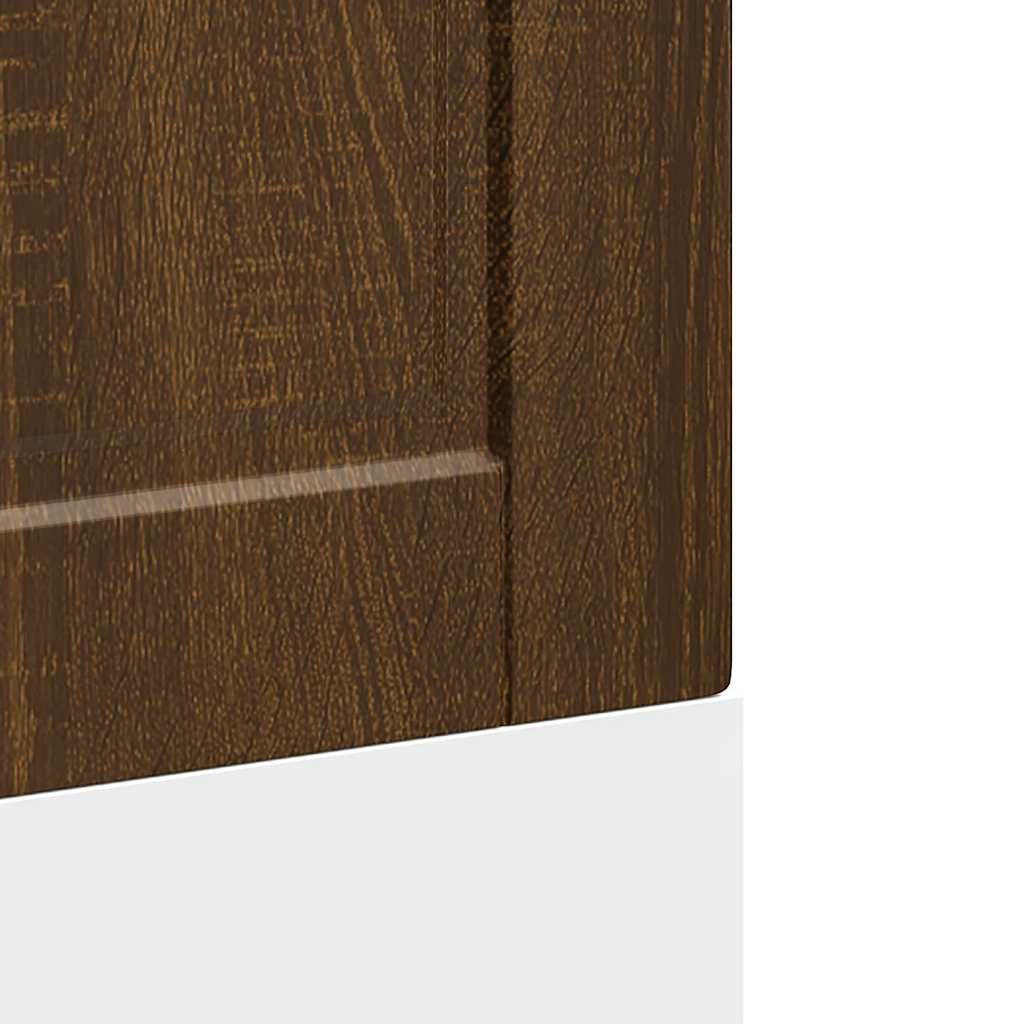 Dishwasher Panel Porto Brown Oak 60x1.5x67 cm Engineered Wood