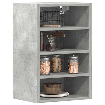 Hanging Cabinet Concrete Grey 40x29.5x60 cm Engineered Wood