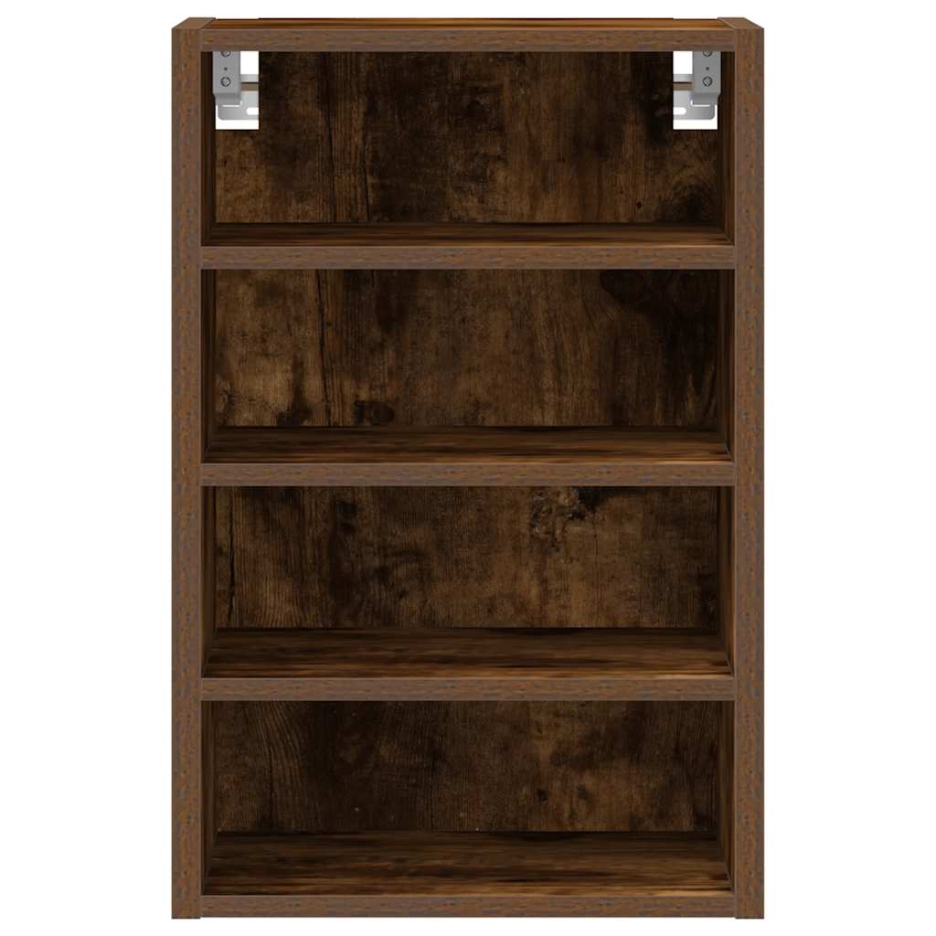 Hanging Cabinet Smoked Oak 40x29.5x60 cm Engineered Wood