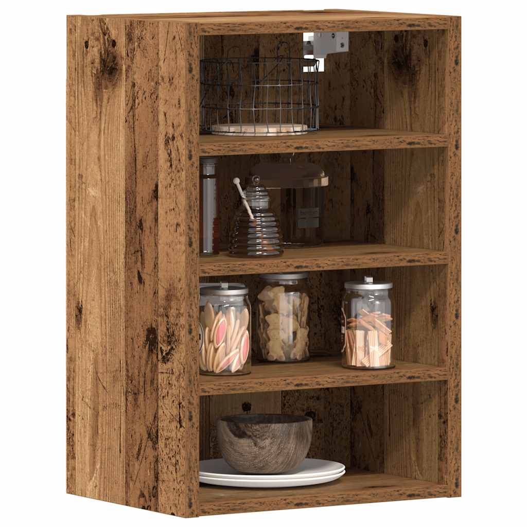 Hanging Cabinet Old Wood 40x29.5x60 cm Engineered Wood