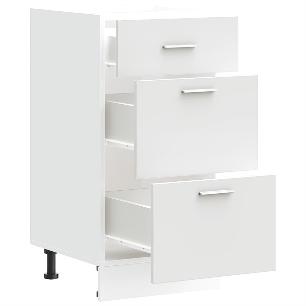 Bottom Cabinet White 40x46x81.5 cm Engineered Wood