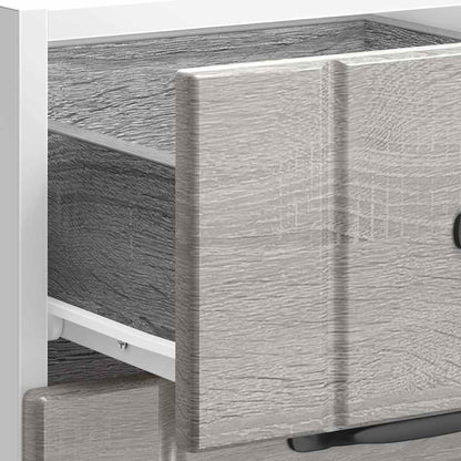 Kitchen Base Cabinet Lucca Grey Sonoma Engineered Wood