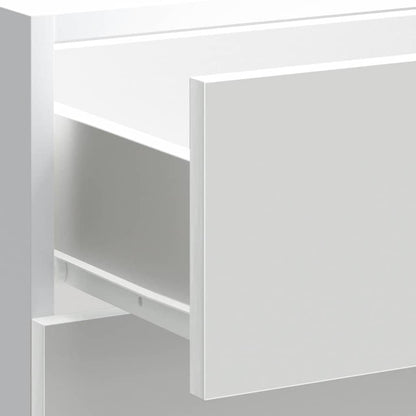 Kitchen Base Cabinet White Engineered Wood